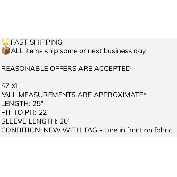 Talbots Pima Cotton Cardigan Sweater XL Blue 3/4 Sleeve Knit Button Minimalist - Picture 2 of 8